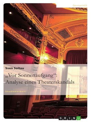 cover image of "Vor Sonnenaufgang"
